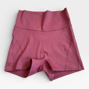 adidas Women’s High-Waist Bike Shorts in Rose